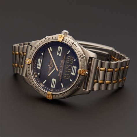 gold breitling aerospace for sale|used Breitling aerospace for sale.